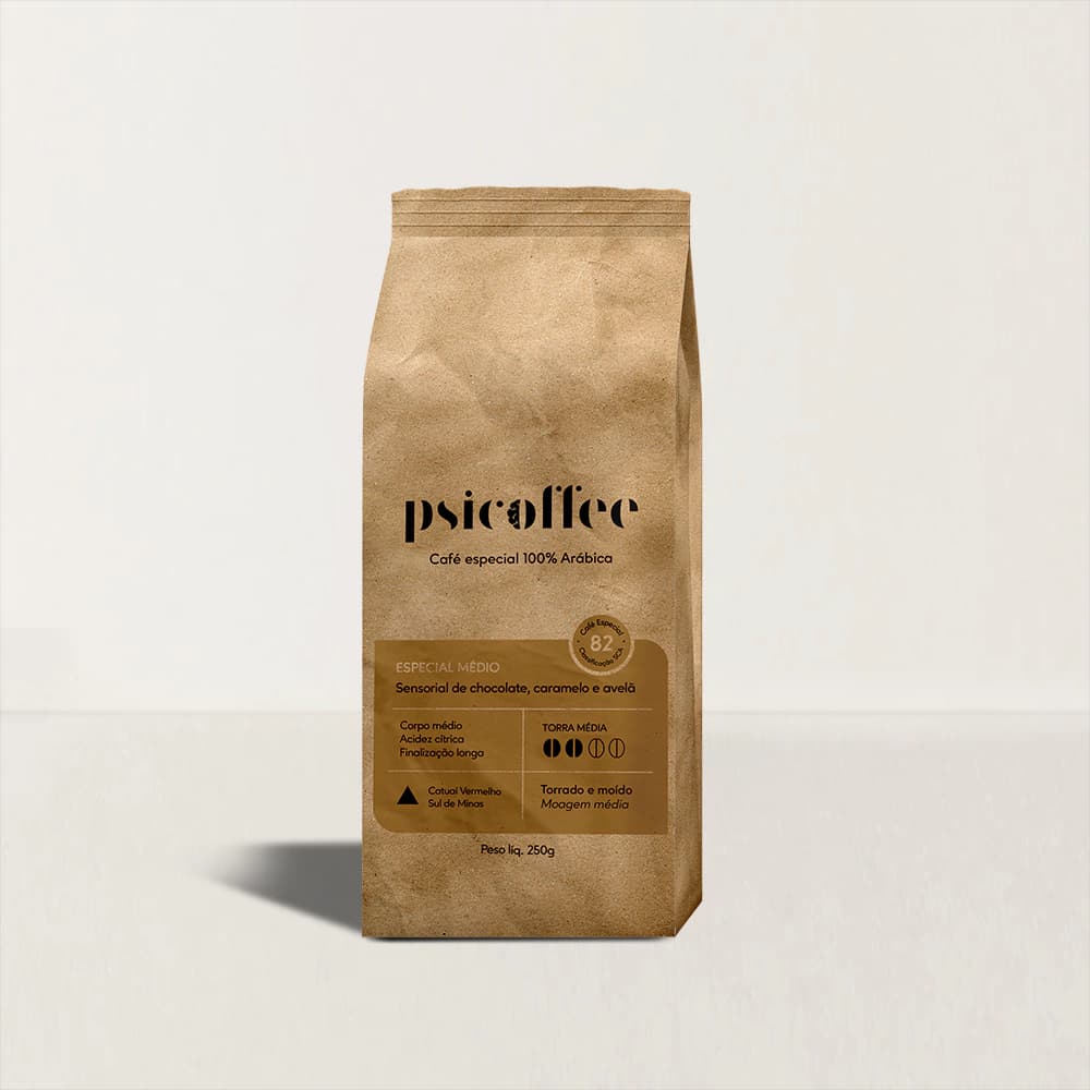 Café moído especial médio 250g