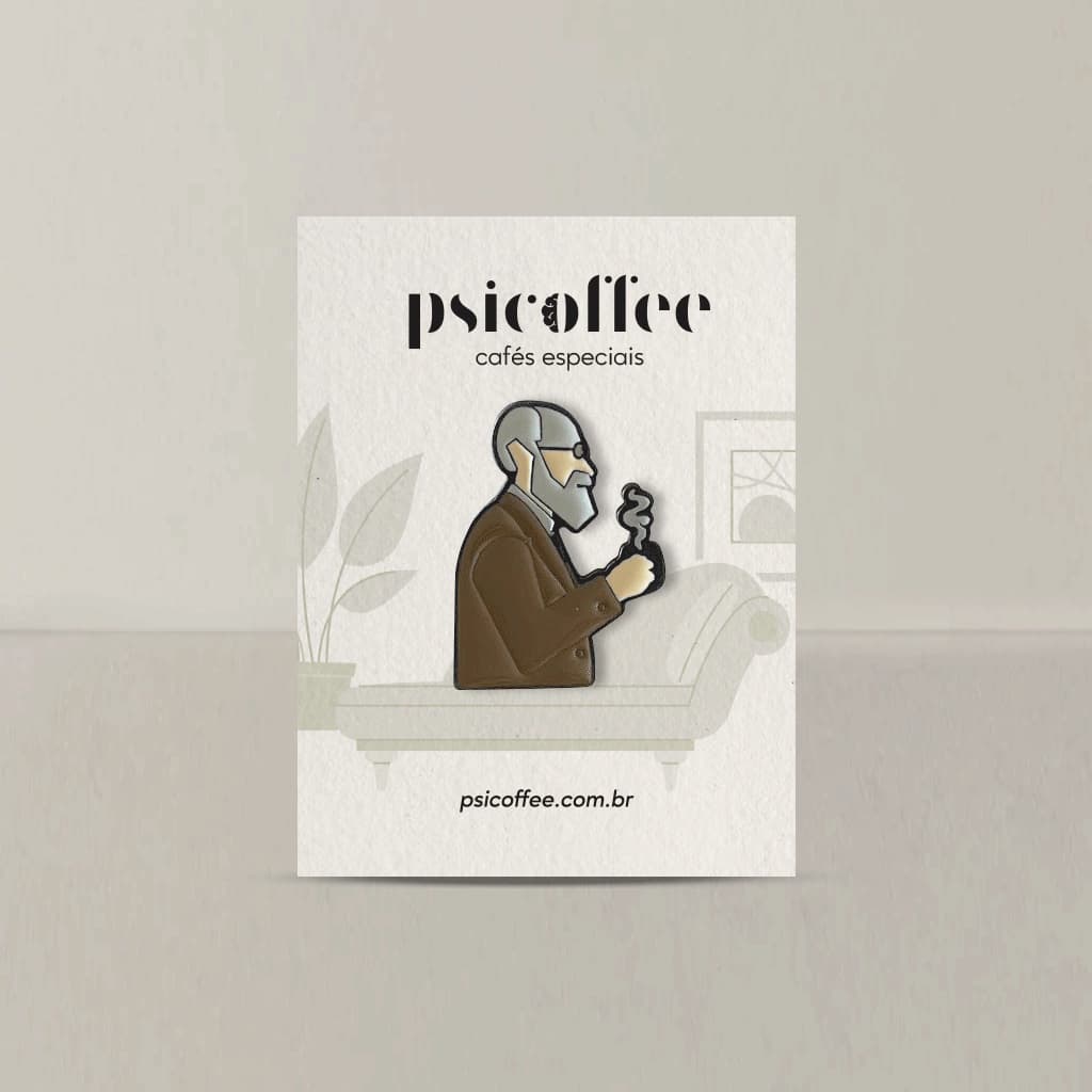 PIN Freud tomando café