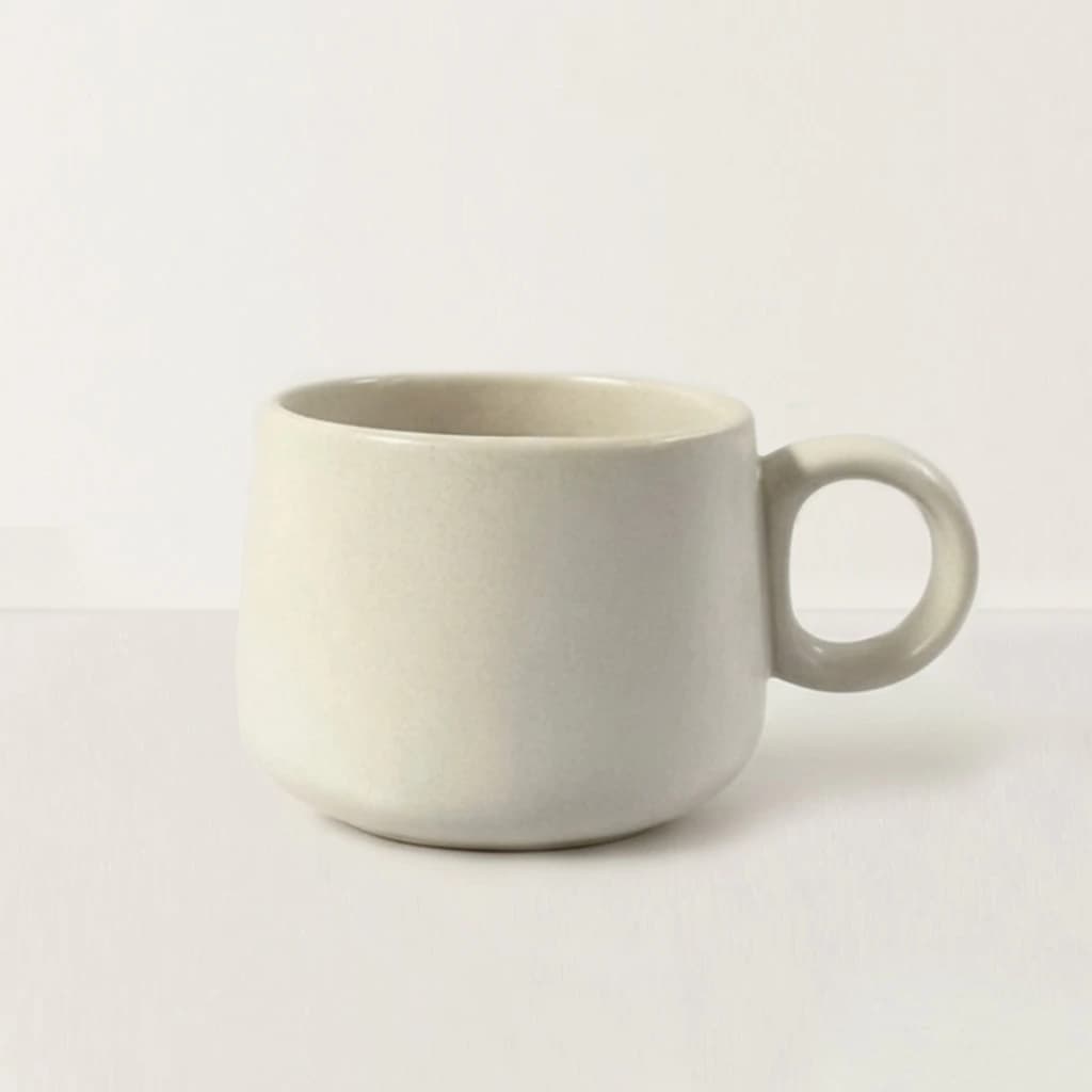Caneca de cerâmica Off-White 120 ml